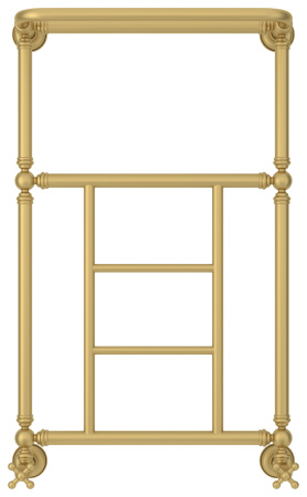 Полотенцесушитель Водяной Сунержа Ренессанс 1452 (86х50) Матовое Золото 032-0282-8650