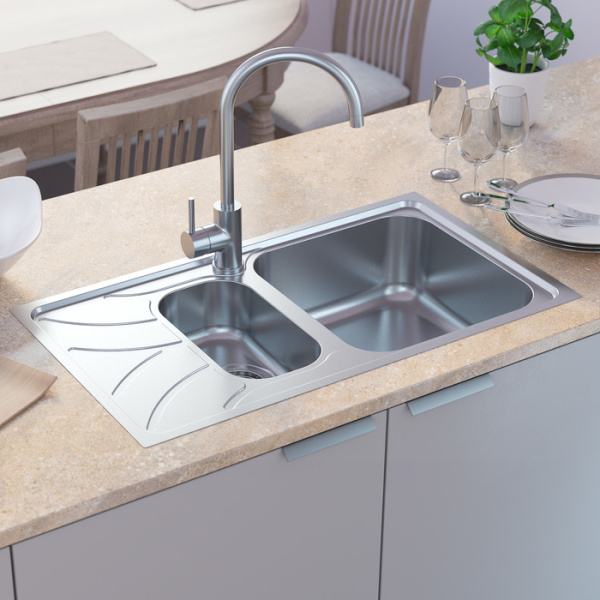 Мойка кухонная из нержавеющей стали IDDIS Arro (ARR78SZi77)