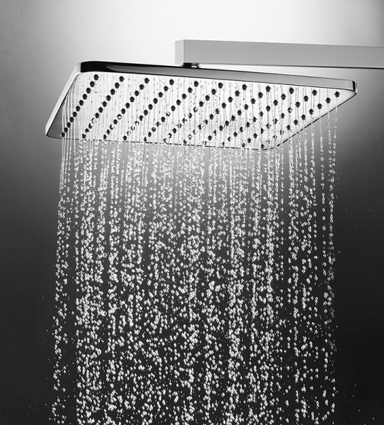 Верхний душ с кронштейном Bossini Cosmo H69598I.094 никель шлифованный