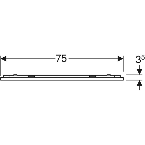 Зеркало Geberit Option Plus 75 501.072.00.1