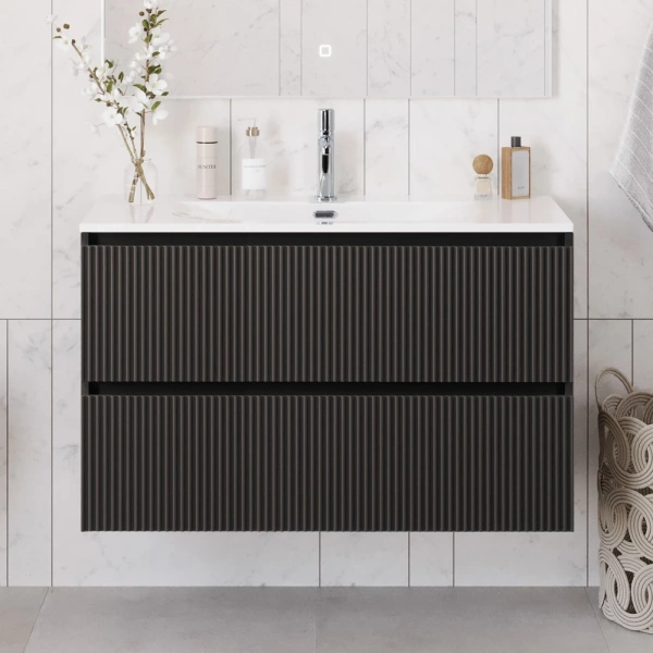 Тумба под раковину 120 BelBagno Uno UNO-1200-2C-SO-GSO темно-серый матовый, без раковины