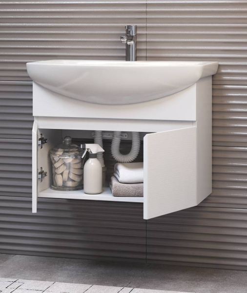 Тумба под раковину подвесная VIGO Wing 60 tp.WIN.BAL.60.2D белый