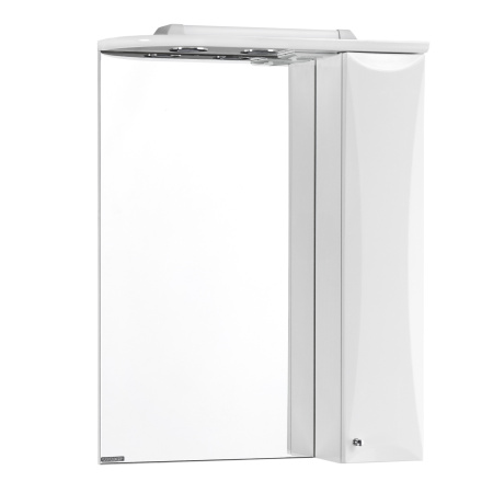 Зеркальный шкаф Aquaton Джимми 57 правый белый 1A034002DJ01R