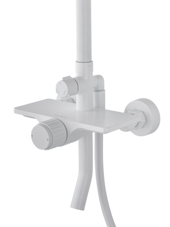 Душевая система WONZON & WOGHAND CLICK, белый матовый WW-N3S962-MW