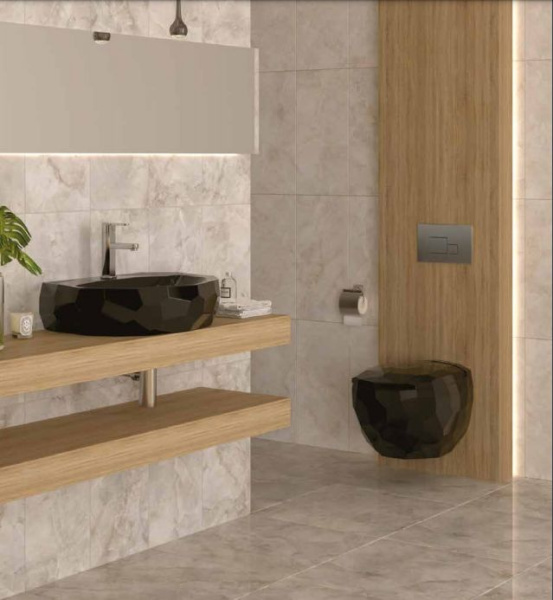 Подвесной безободковый унитаз с функцией биде с сиденьем микролифт beWash Bekinger 87303606