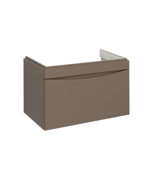 Тумба под раковину Runo подвесная бежевая (под умывальник Moduo 80 ) Афина 80 (00-00001214)