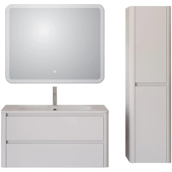 Тумба под раковину Cezares RELAX-1000-2C-SO-BL Bianco Lucido