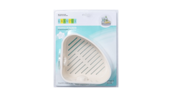 Полочка угловая одноэтажная Grampus Element, GR-3308