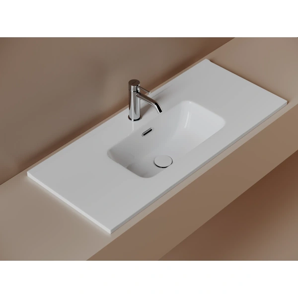 Раковина встраиваемая сверху (91х39,5) Ceramica Nova Compact CN7030