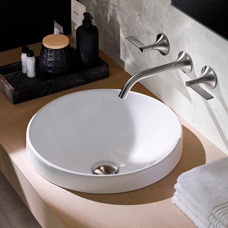 Раковина встраиваемая сверху (37х37) Geberit Variform 500.702.01.2