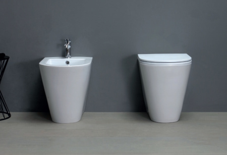 Унитаз приставной безободковый Azzurra Forma FMVCTPE00000BI/(FOR100E/P bi) без сиденья