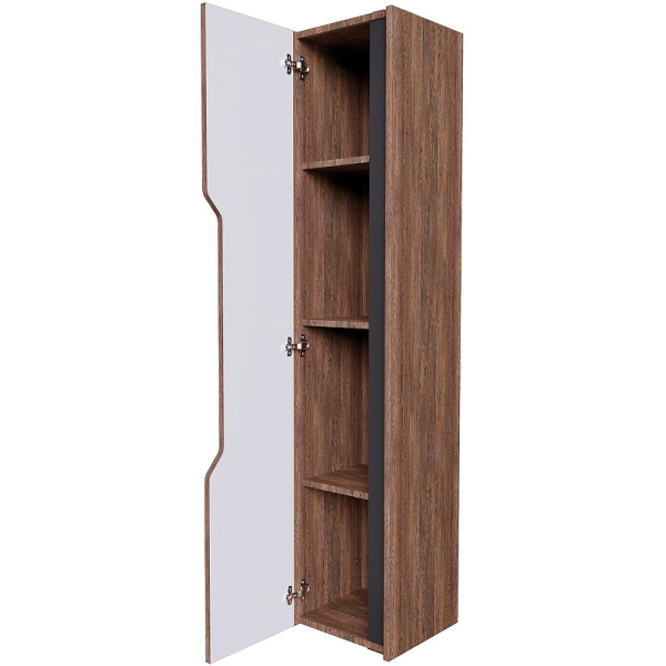 Пенал подвесной Grossman ЛАЙФ  303202 винтажное дерево темное/графит