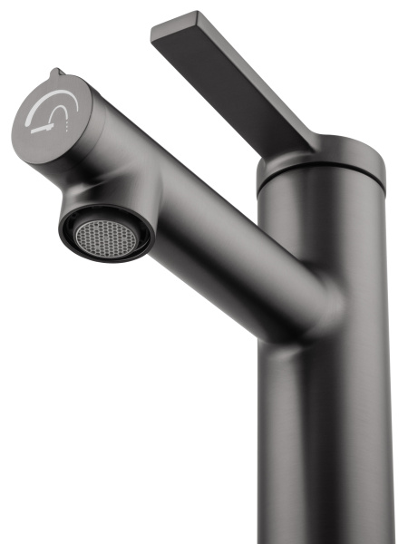 Смеситель для раковины с функцией полоскания WONZON & WOGHAND, темный графит WW-H1017-BGG Смеситель для раковины с функцией полоскания WONZON & WOGHAND, темный графит WW-H1017-BGG