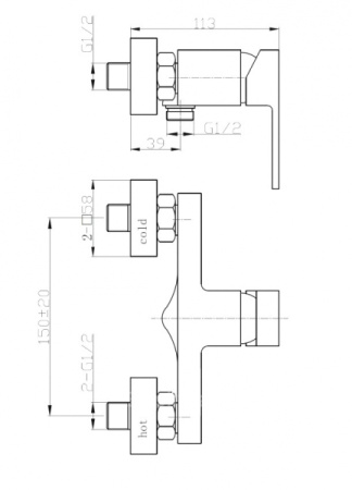 Смеситель WeltWasser Kassel 704 (10000001980)