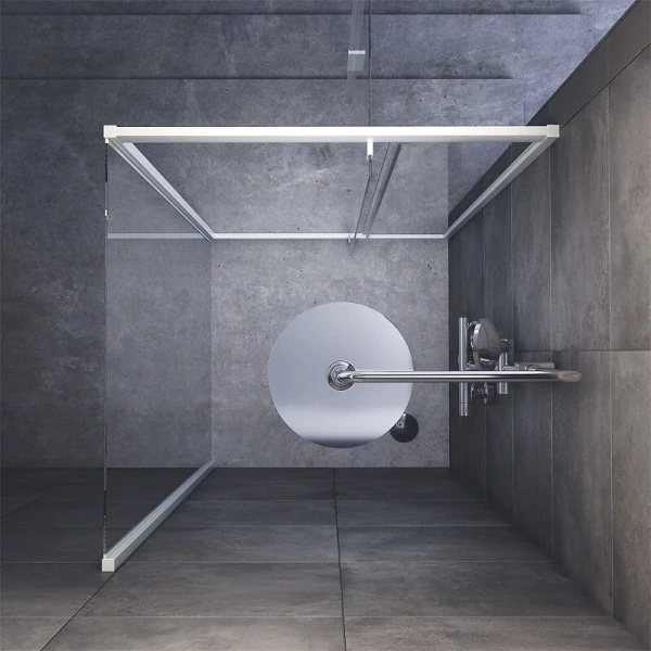 Душевой уголок (90х90) Am.Pm Gem W90G-404-9090-MT хром