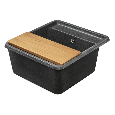 Кухонная мойка Aquaton Беллис 57 1A724932BS210 графит