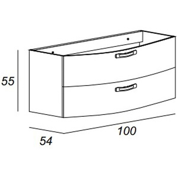 Тумба под раковину Cezares Comfort Moderno 54281