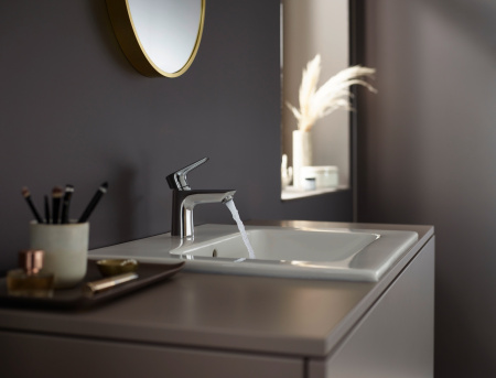 Смеситель для раковины с донным клапаном Hansgrohe Talis E 71700000 хром