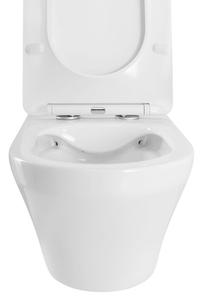 Унитаз подвесной безободковый Art&Max Gina AM218CHR/SC микролифт