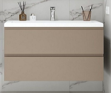 База под раковину напольная Art&max AM-Bianchi-1000-2C-SO-CM Капучино матовый