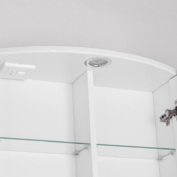 Зеркало-шкаф Style Line Жасмин 2 80 (80x72) ЛС-000010036 белый