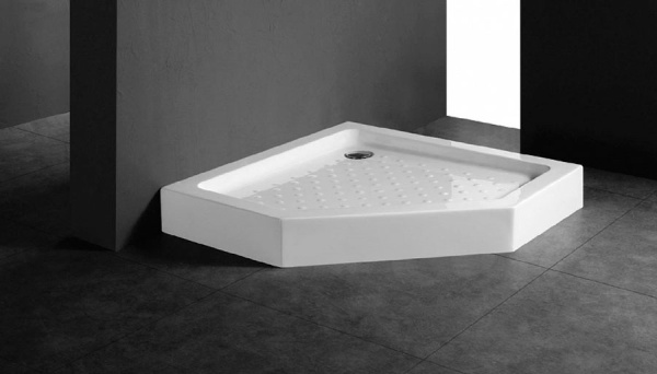 Акриловый душевой  поддон (90х90) CEZARES TRAY-A-P-90-15-W0