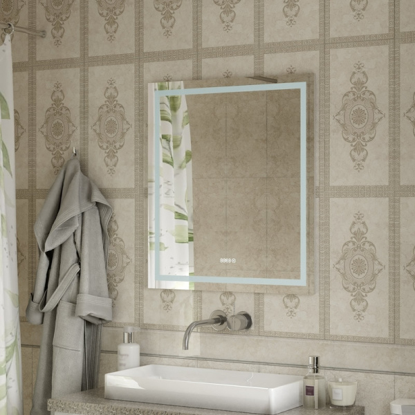 Зеркало с подсветкой (80x90) Continent Verte ЗЛП630