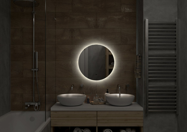 Зеркало с подсветкой (55x55) Continent Ajour ЗЛП528