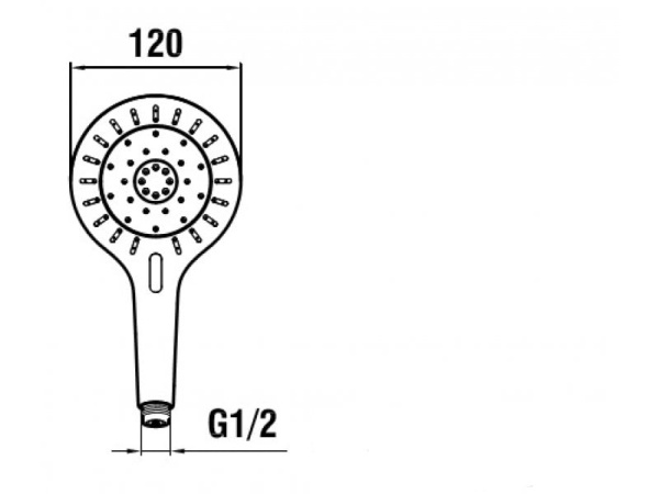 Ручной душ Laufen MyTwin 3.6198.2.004.371.1