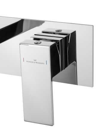 Смеситель для раковины встраиваемый WONZON & WOGHAND CUBE, хром WW-88869016-CR