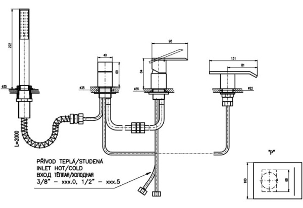 Смеситель RAV Loira LR173.5PZ