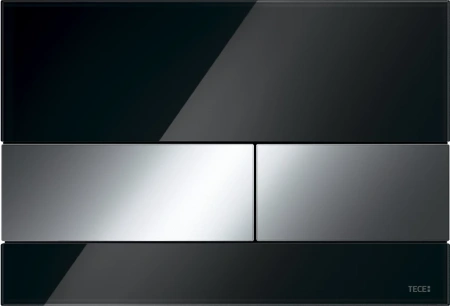 Панель смыва стеклянная с двумя клавишами ТЕСЕ 9240807