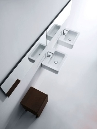 Раковина подвесная (60х43) Kerasan Ego 324201*1 белая 