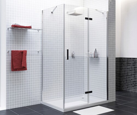 Душевой уголок (120х90) WasserKRAFT Aller 10H07RBLACK MATT