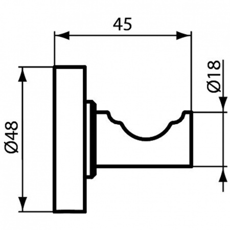 Крючок Ideal Standard IOM A9115XG