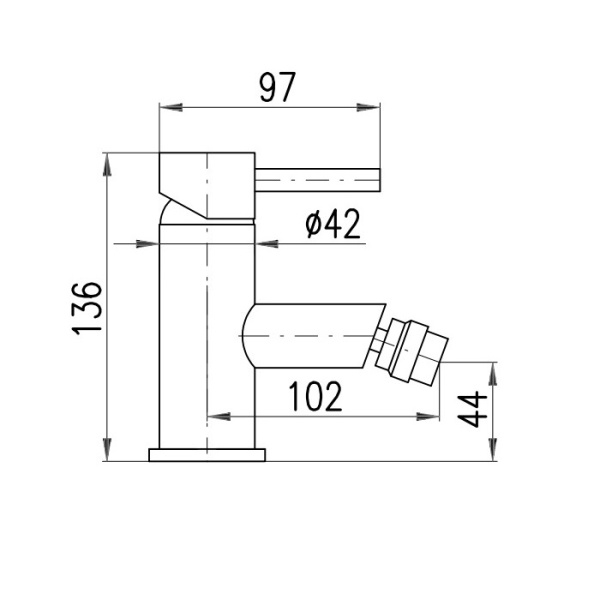 Смеситель для биде Rav Slezak Seina SE945.5KCMAT
