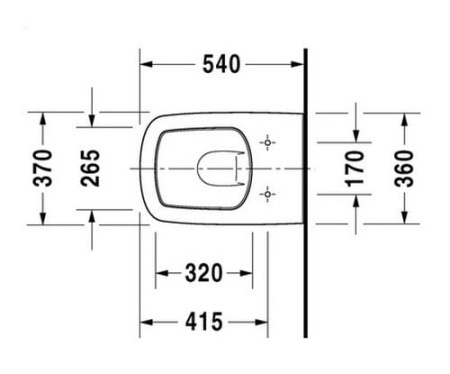 Унитаз подвесной Duravit DuraStyle 2536090000
