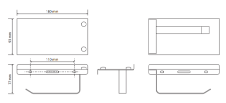 Держатель туалетной бумаги с полкой Bemeta Hotel 153312132
