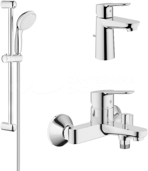 Набор смесителей Grohe BauEdge 122271