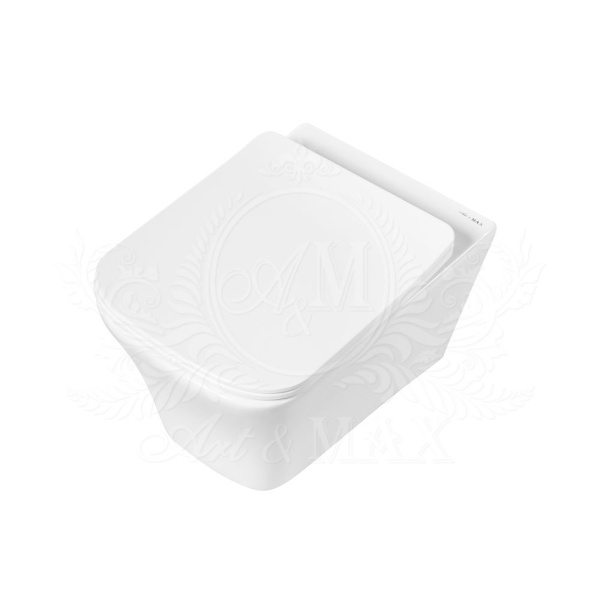 Сидение для подвесного унитаза с микролифтом Art&Max PLATINO AM9321SC