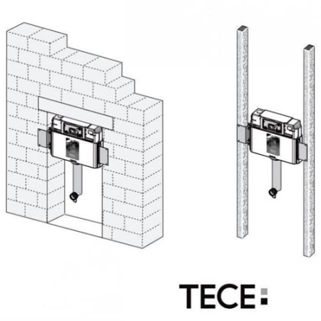Смывной бачок скрытого монтажа TECE 9041008