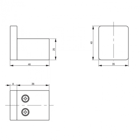Крючок Toto Neorest YA900