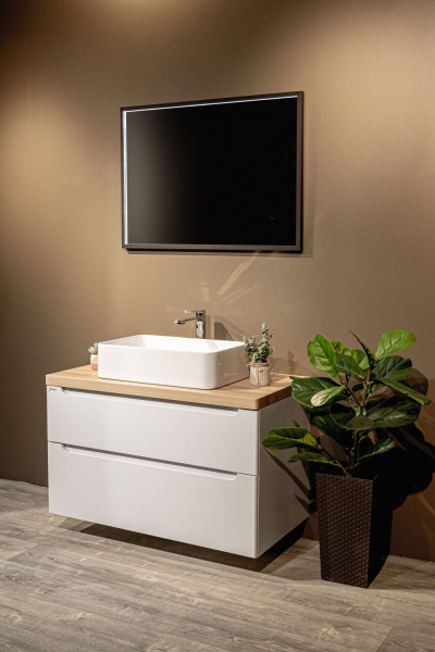 Зеркало с подсветкой Art&Max Aversa AM-Ave-900-650-DS-F