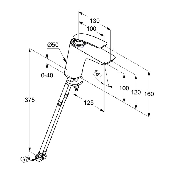 Смеситель для раковины Kludi Balance 520269175 Смеситель для раковины Kludi Balance 520269175