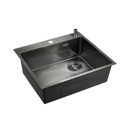 Кухонная мойка (56х50) EMAR EMB-560(TOP) PVD Dark