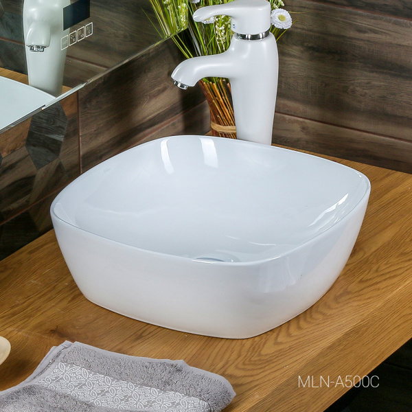 Раковина накладная (40х40) Melana A500C-805