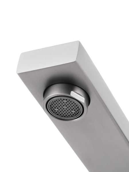 Смеситель для раковины встраиваемый WONZON & WOGHAND, брашированный никель WW-105-BS