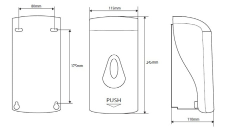 Диспенсер для жидкого мыла Bemeta Hotel 121109036