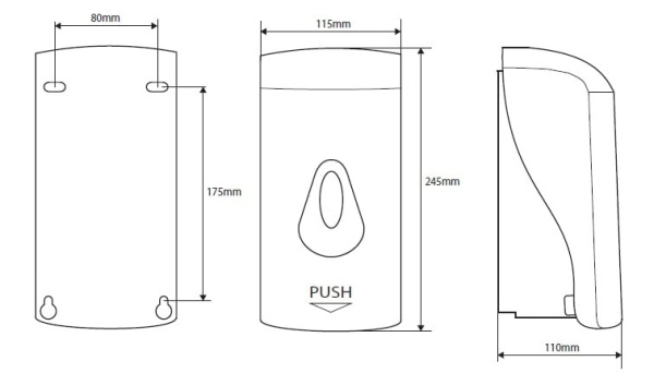Диспенсер для жидкого мыла Bemeta Hotel 121109036