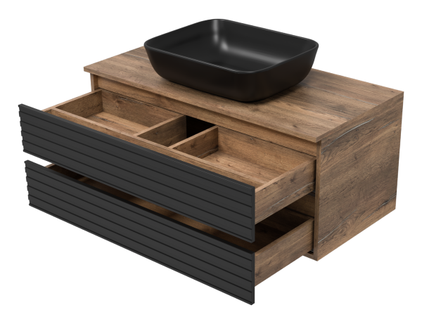 Тумба с раковиной Brevita Dakota 100 УТ000014653